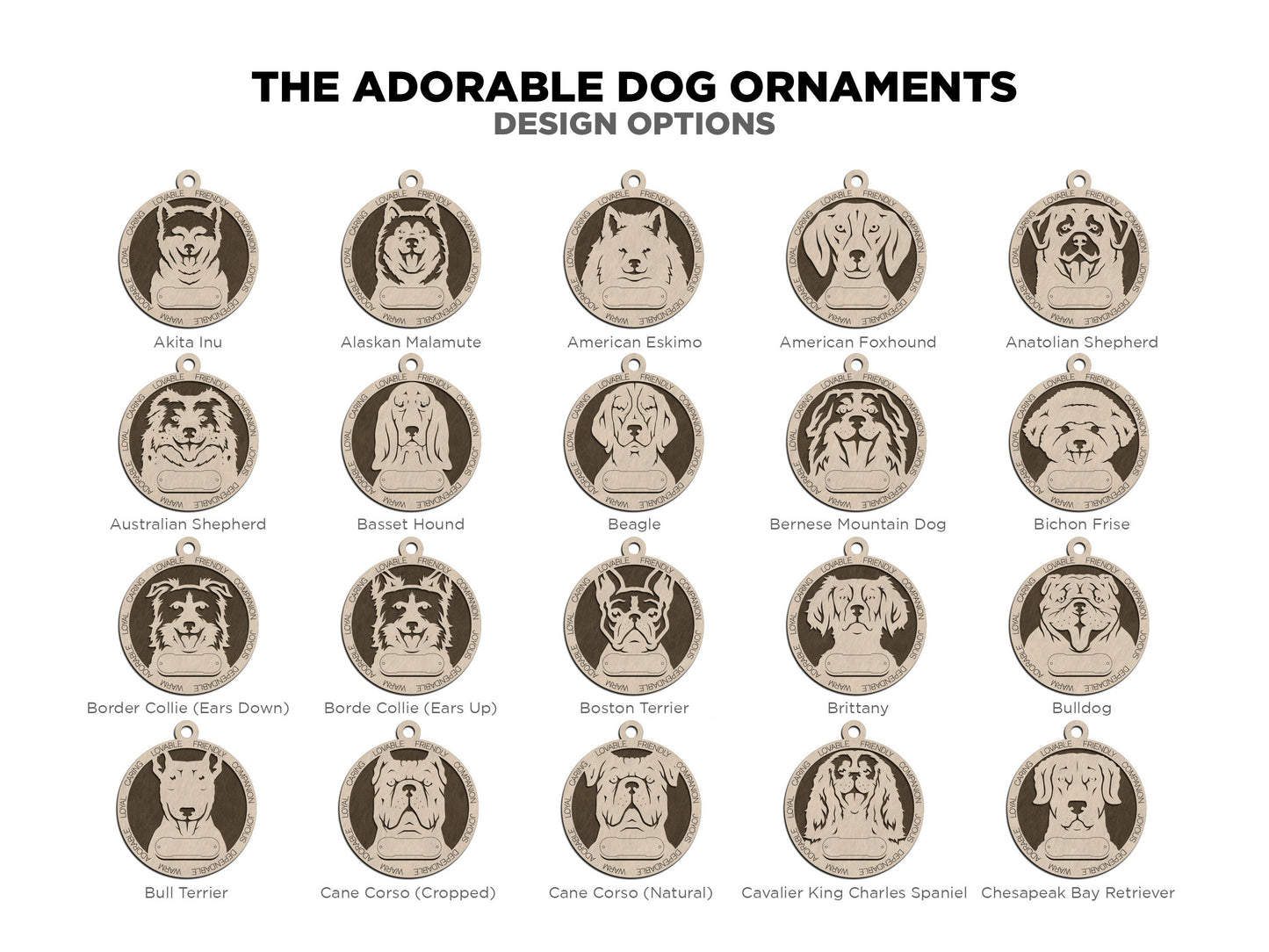 Adorable Dog Ornaments